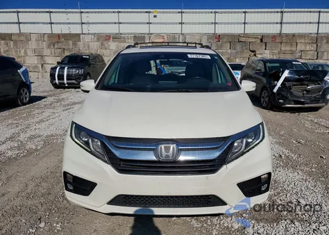 2019 Honda Odyssey Exl z USA, uszkodzony, nr VIN 5FNRL6H77KB122037